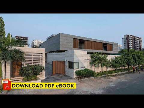 21,250 sq.ft H House in Surat by Co.Lab Design Studio