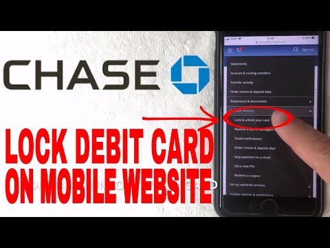 ✅ How To Lock Chase Debit Card On Mobile Website 🔴