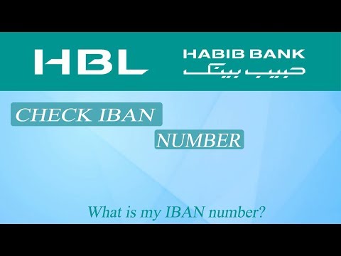 How to check HBL IBAN number online| What is IBAN?
