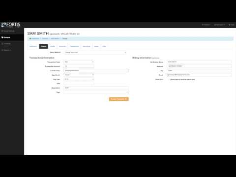 Adding A Credit Card or ACH Account & Running Payments