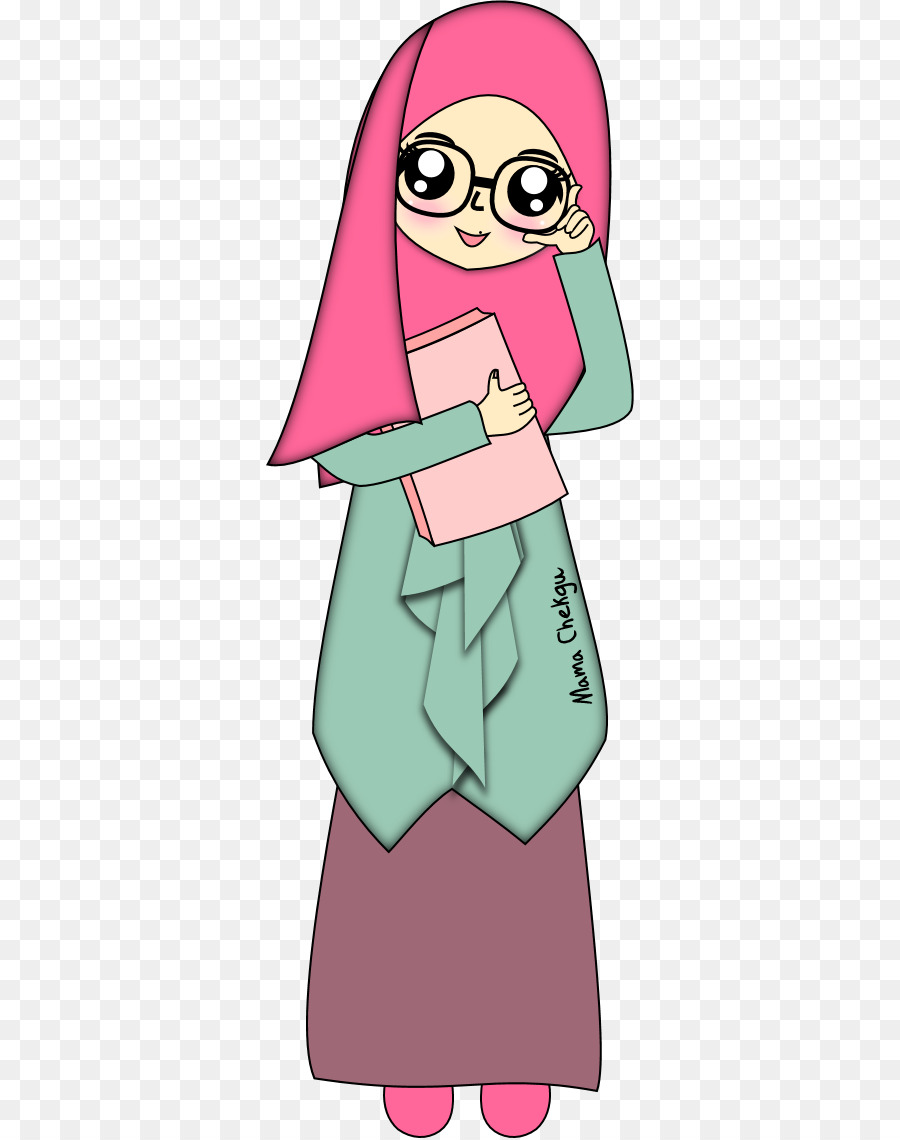 Gambar Orang Kartun Hijab