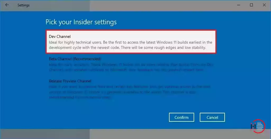 Upgrade to windows 11 by manually enrolling in the Dev channel