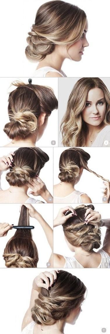 Featured Photo of Updos For Long Thick Straight Hair