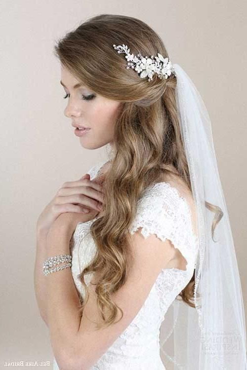 Featured Photo of Long Hairstyles Veils Wedding