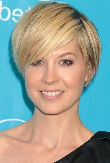 Featured Photo of Short Haircuts Side Swept Bangs