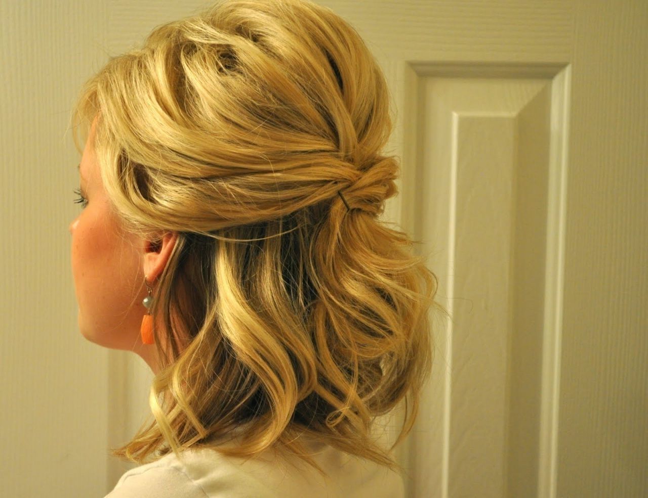 Featured Photo of Half Updos For Shoulder Length Hair