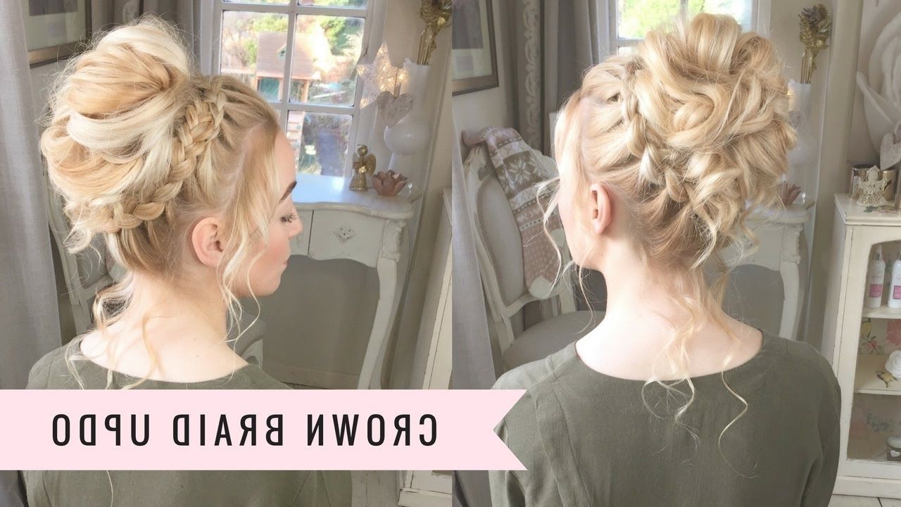 Featured Photo of Braided Crown Updo Hairstyles