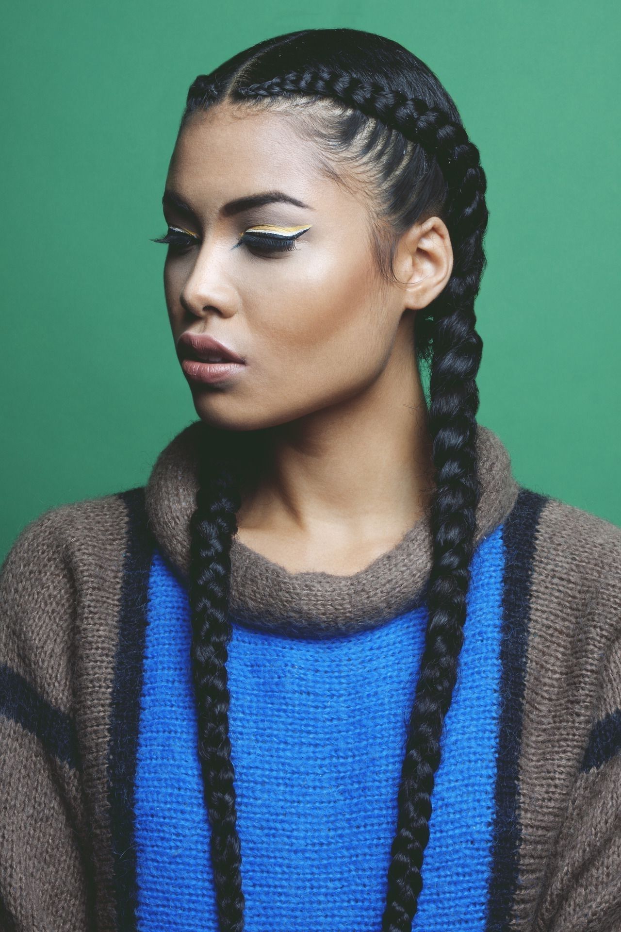 Featured Photo of Two Cornrow Boxer Braids