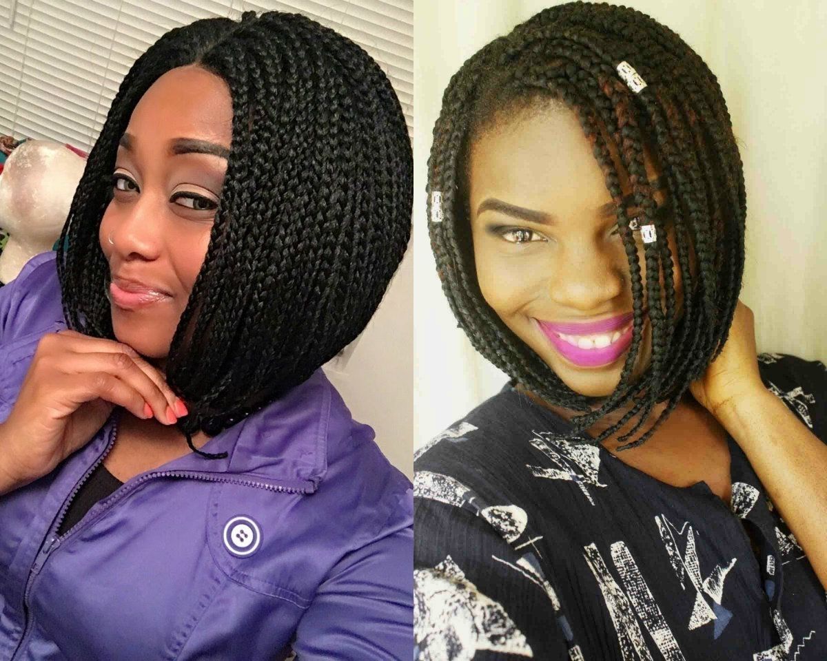 Popular Cornrows Bob Hairstyles With For Black Women, Braids Bob Hairstyles Are The Most Popular And (Gallery 4 of 15)