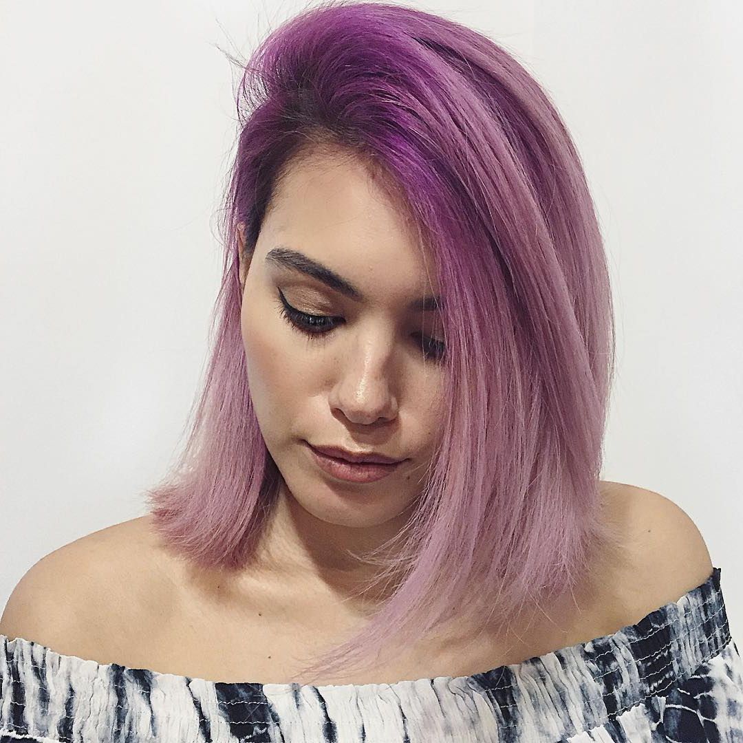 Featured Photo of Lavender Haircuts With Side Part
