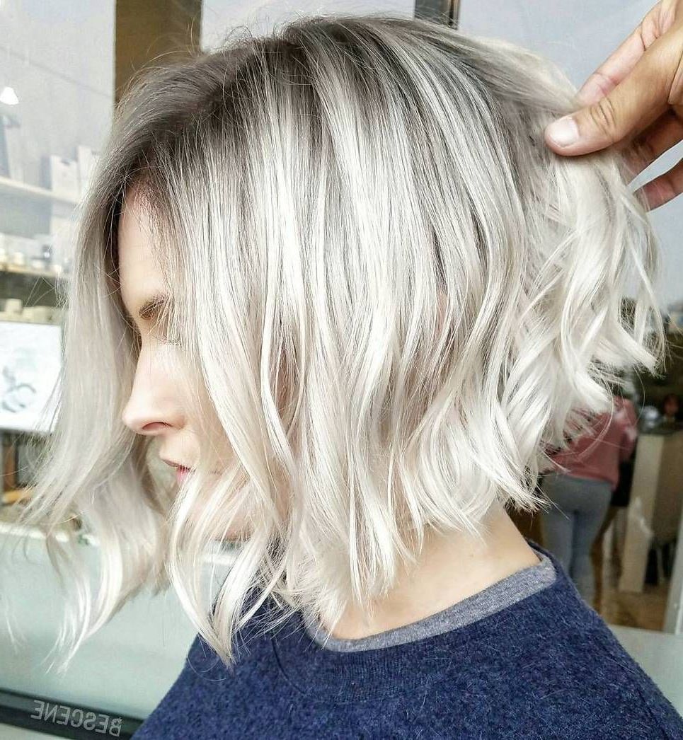 60 Best Short Bob Haircuts And Hairstyles For Women In 2018 | Hair For White Blonde Bob Haircuts For Fine Hair (Gallery 3 of 20)