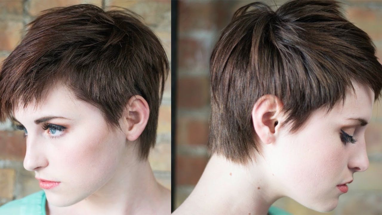 How To Cut Highly Textured Fringe/bangs With A Razor – Youtube Inside Textured Undercut Pixie Hairstyles (Gallery 13 of 20)