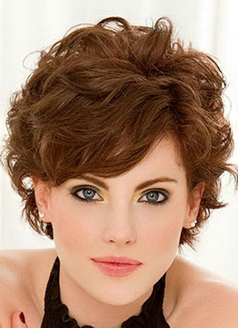 Featured Photo of Feminine Shorter Hairstyles For Curly Hair