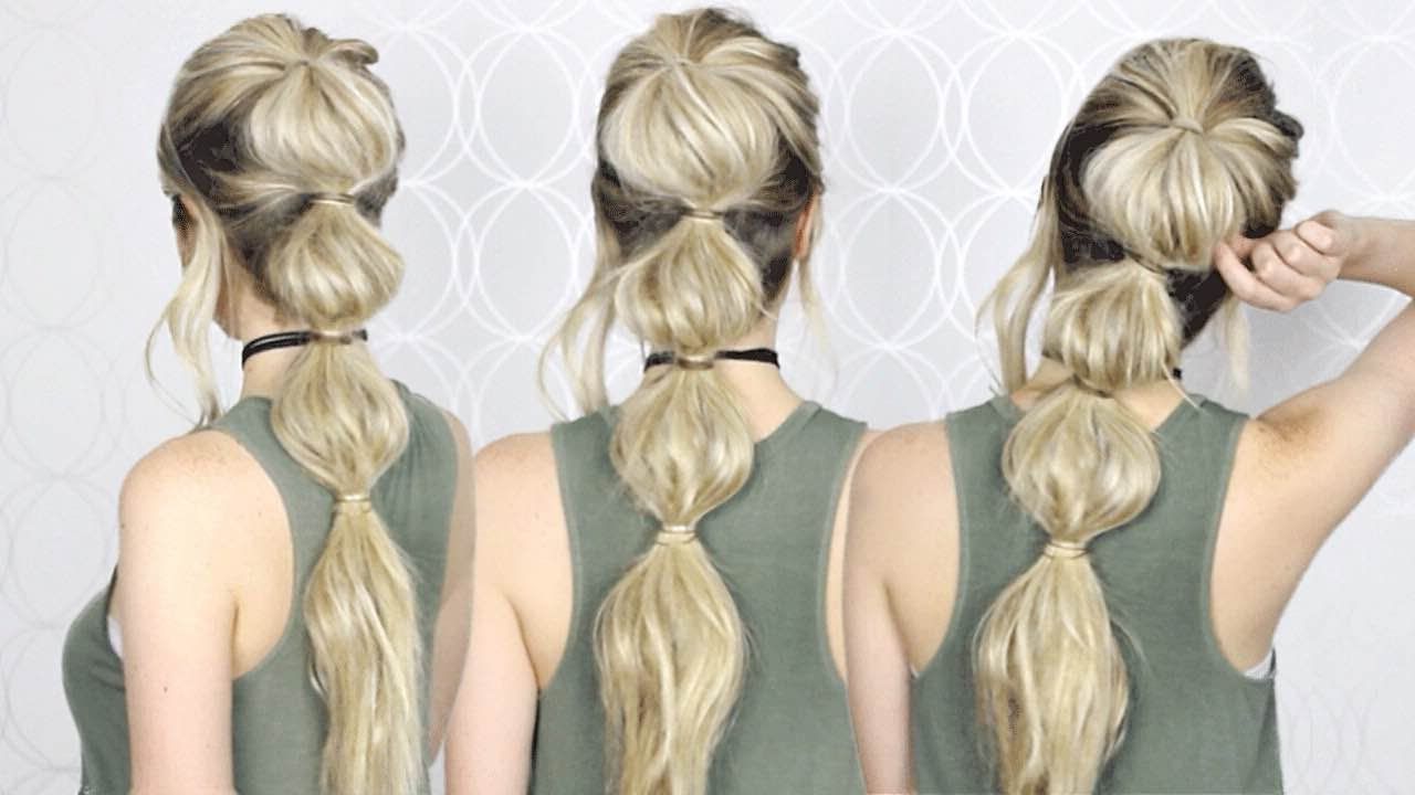 Featured Photo of Braided Bubble Ponytail Hairstyles