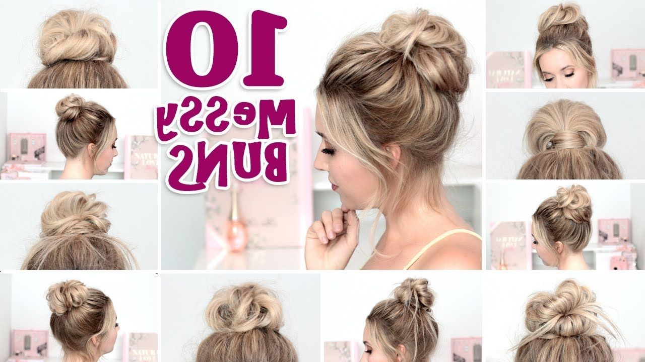 Featured Photo of Messy Bun Hairstyles