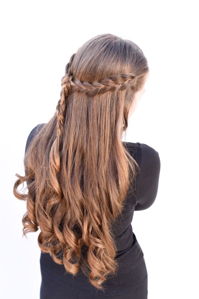 2019 Half Up, Half Down Braided Hairstyles For Braided Half Up Half Down Tutorial {easy + Looks Great} (Gallery 5 of 20)