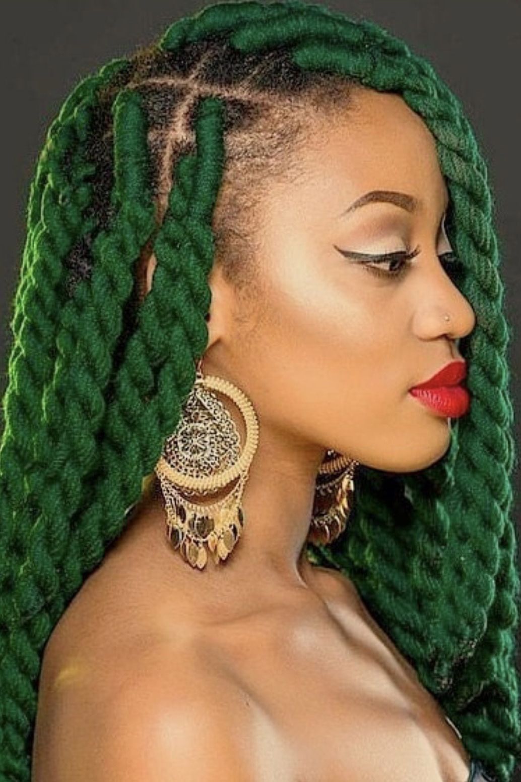 2019 Yarn Braid Hairstyles Over Dreadlocks Intended For Protective Styles 101: Beautiful Yarn Twists And Locs To (Gallery 17 of 20)