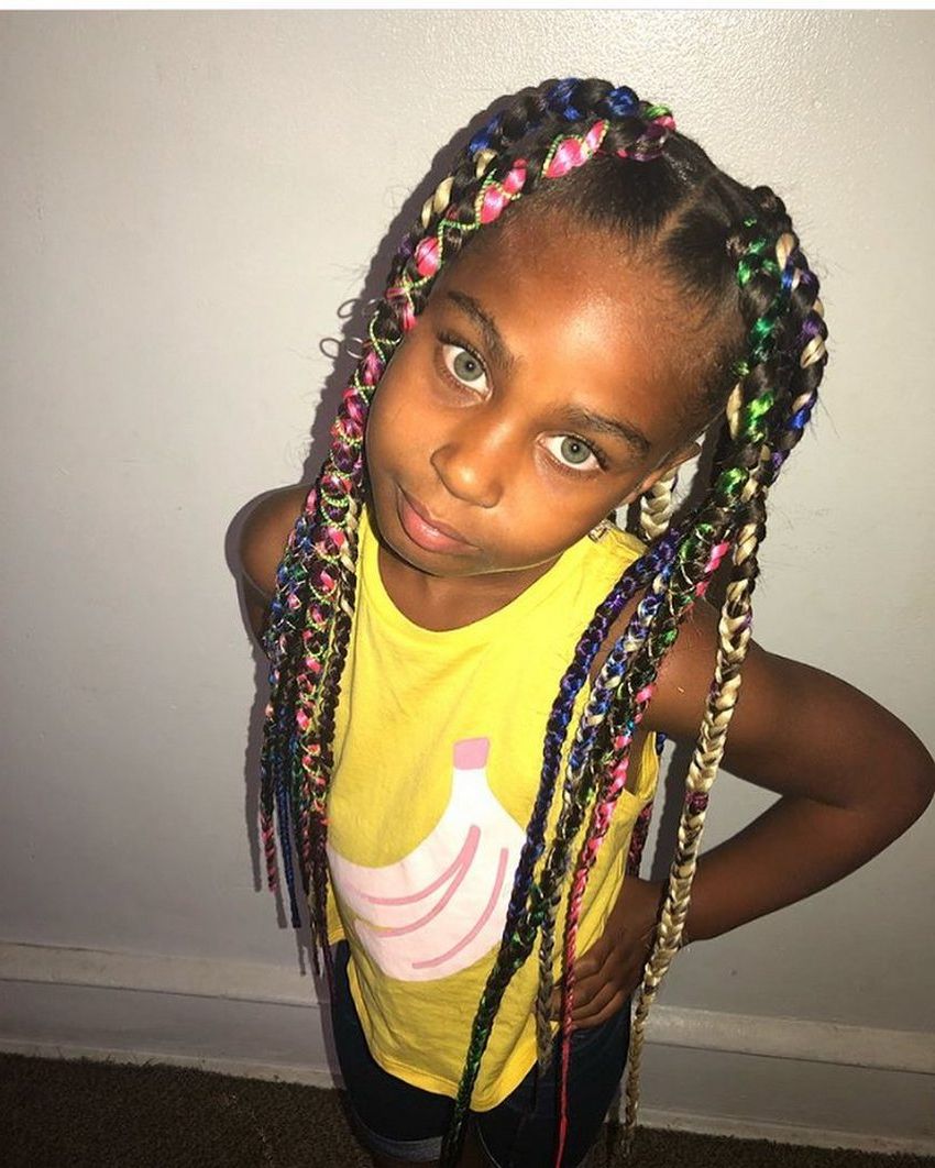 Box Braids Hairstyles For Kids 2018 (Gallery 12 of 20)