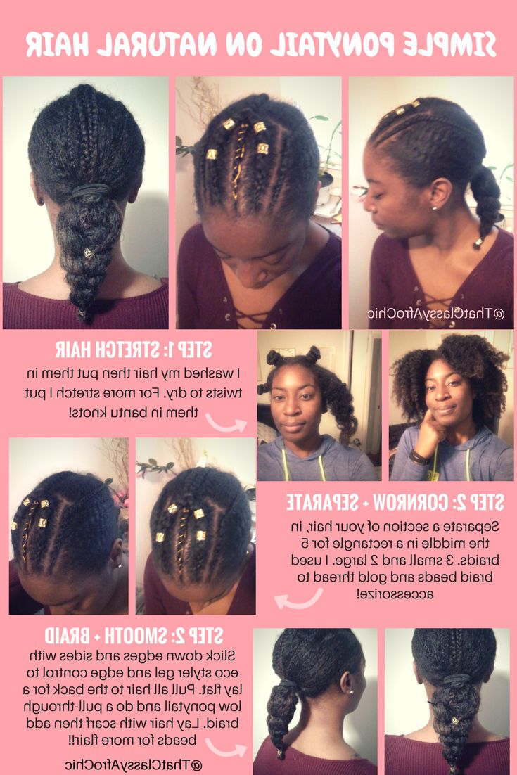 Easy Pull Through Braid On Natural Hair (Gallery 4 of 20)