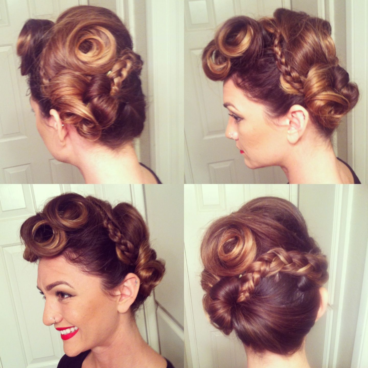 Featured Photo of Vintage Inspired Braided Updo Hairstyles
