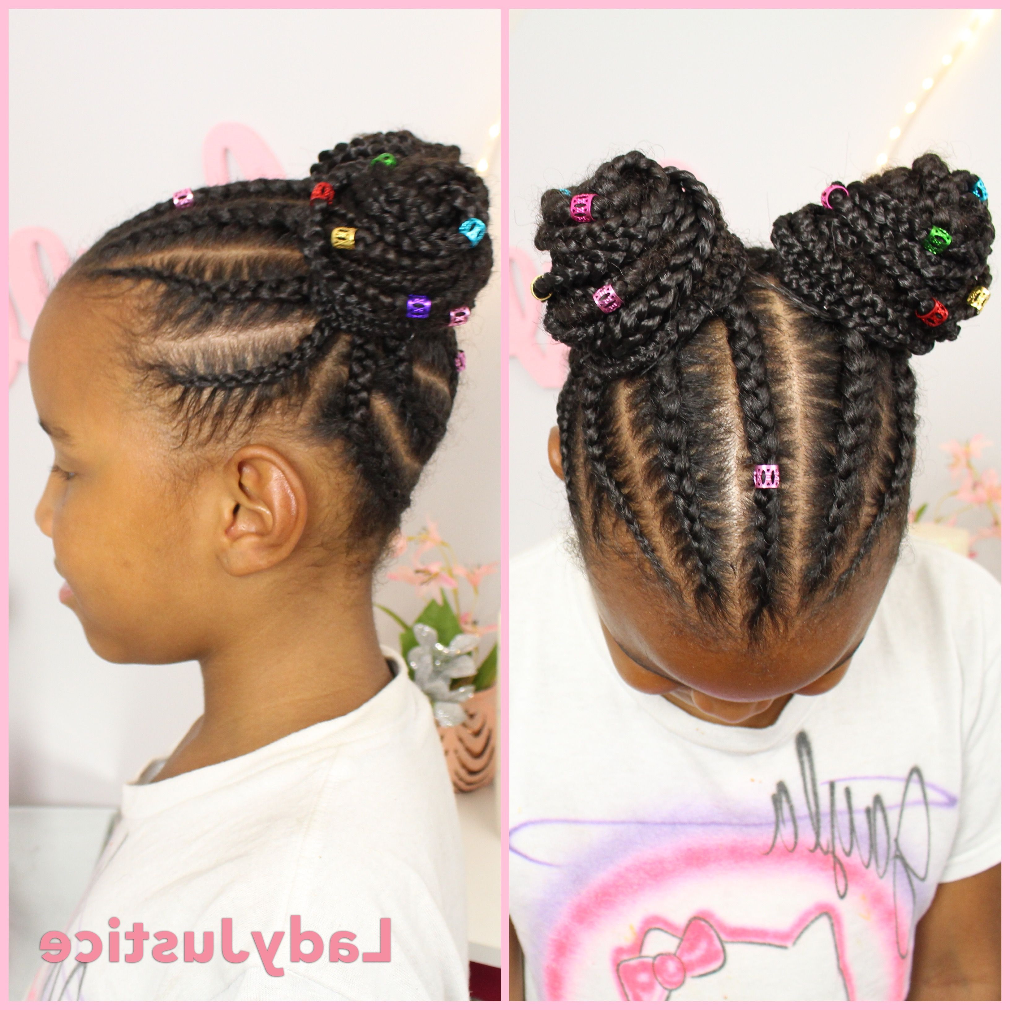 Pin On Girls Hairstyle Pertaining To Well Known Pulled Back Beaded Bun Braided Hairstyles (Gallery 5 of 20)