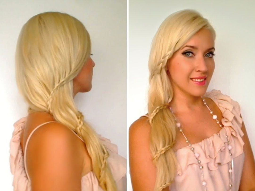 Featured Photo of Side Swept Carousel Braided Hairstyles