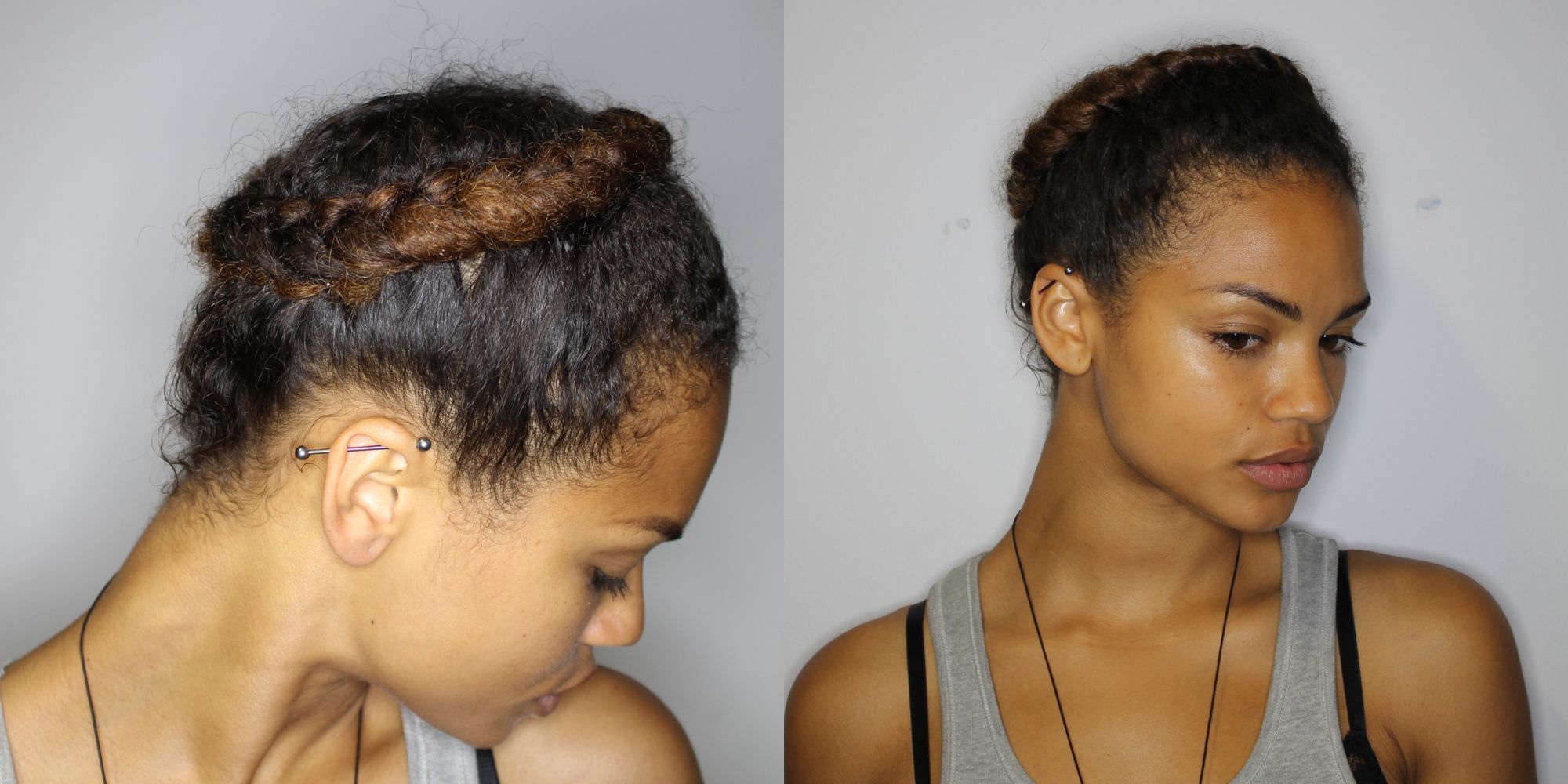 The Best Braid For Afro Hair Regarding Most Current Halo Braided Hairstyles With Beads (Gallery 14 of 20)