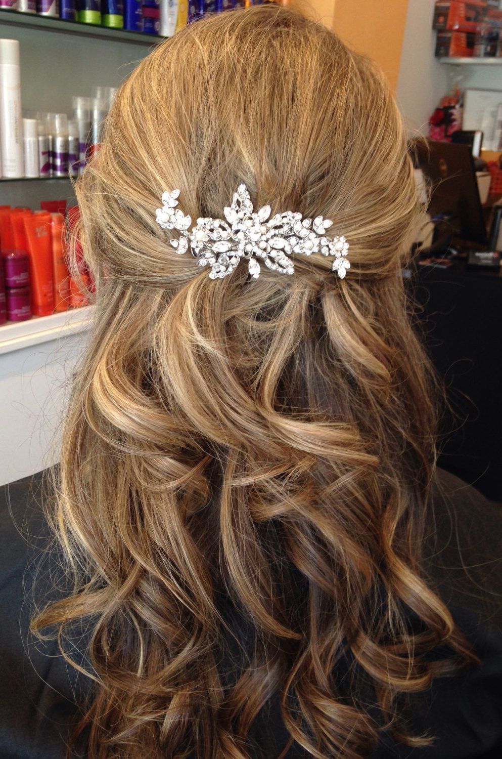 Featured Photo of Long Half Updo Hairstyles With Accessories