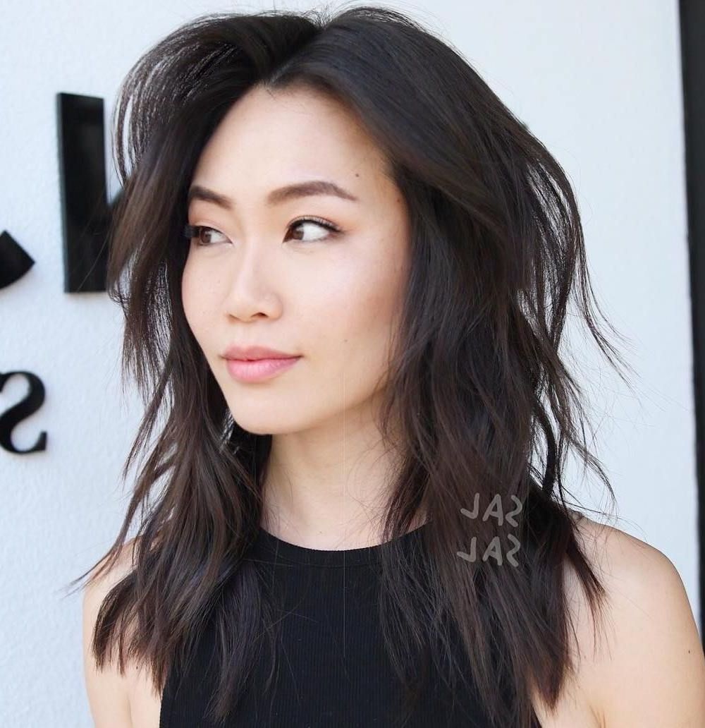 Featured Photo of Modern Shaggy Asian Hairstyles