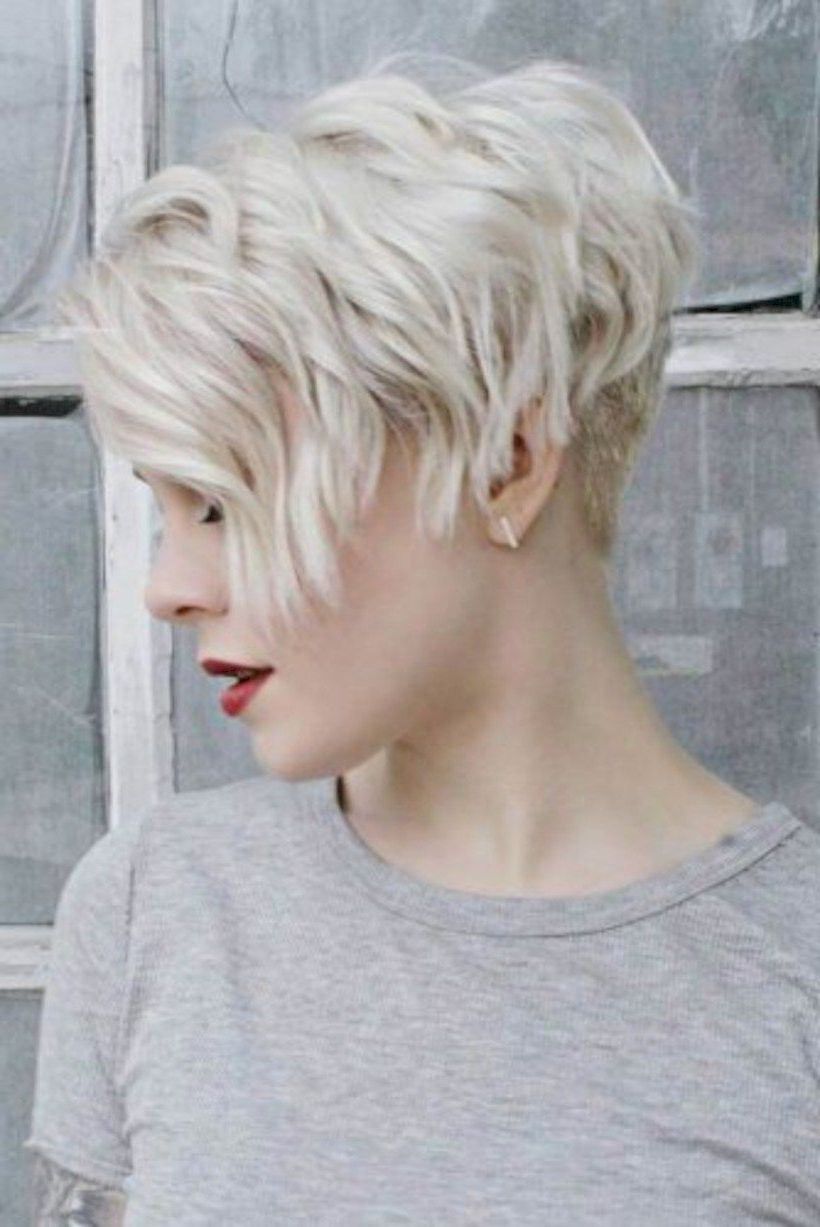 Featured Photo of Blonde Pixie Haircuts With Curly Bangs