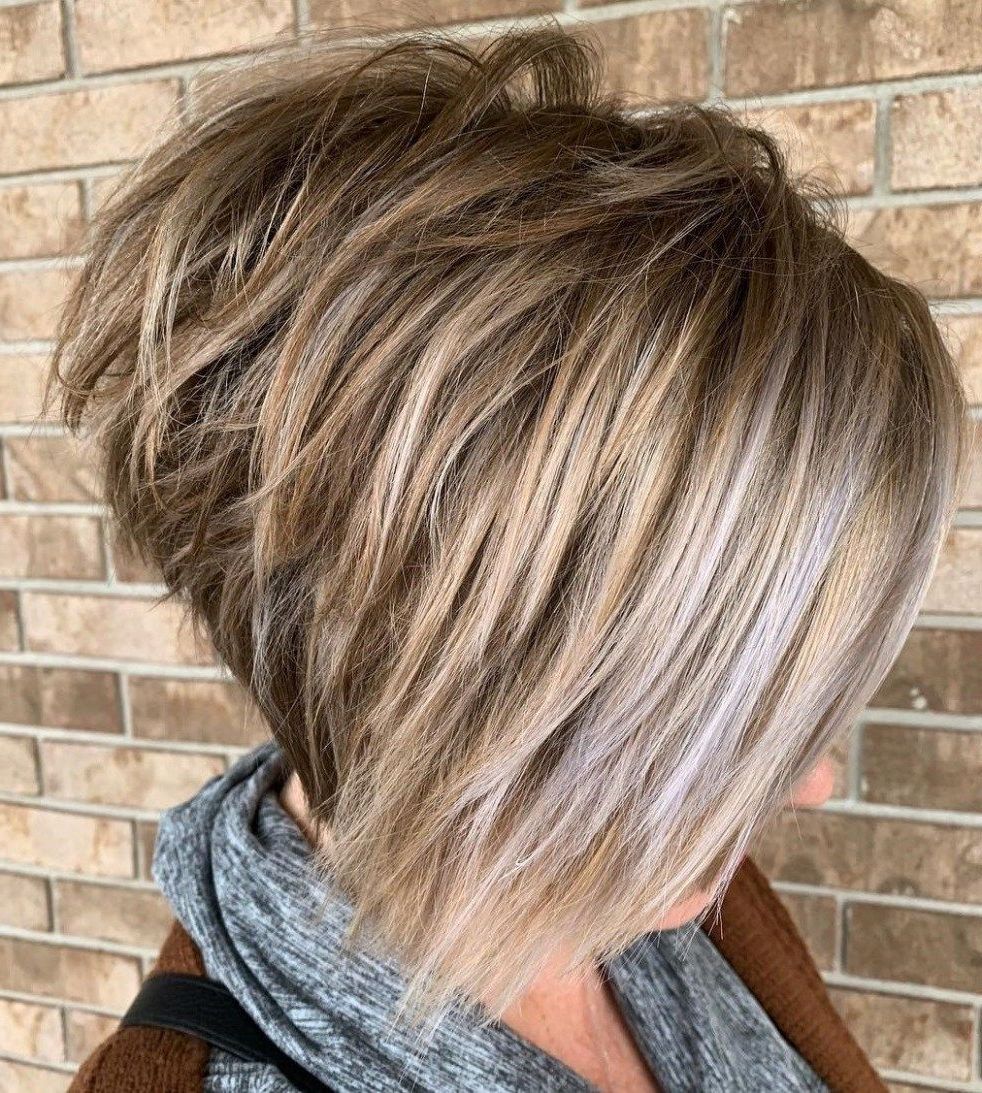 Featured Photo of Bronde Bob Shag Haircuts With Short Back