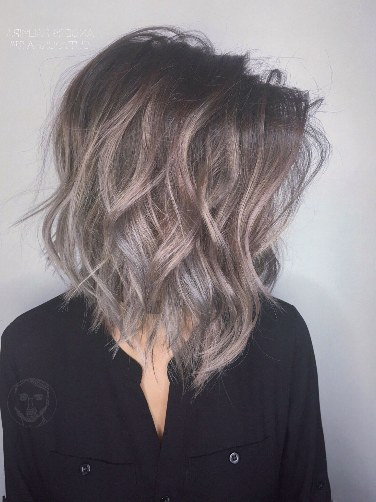 Featured Photo of Shaggy Ombre Lob Hairstyles