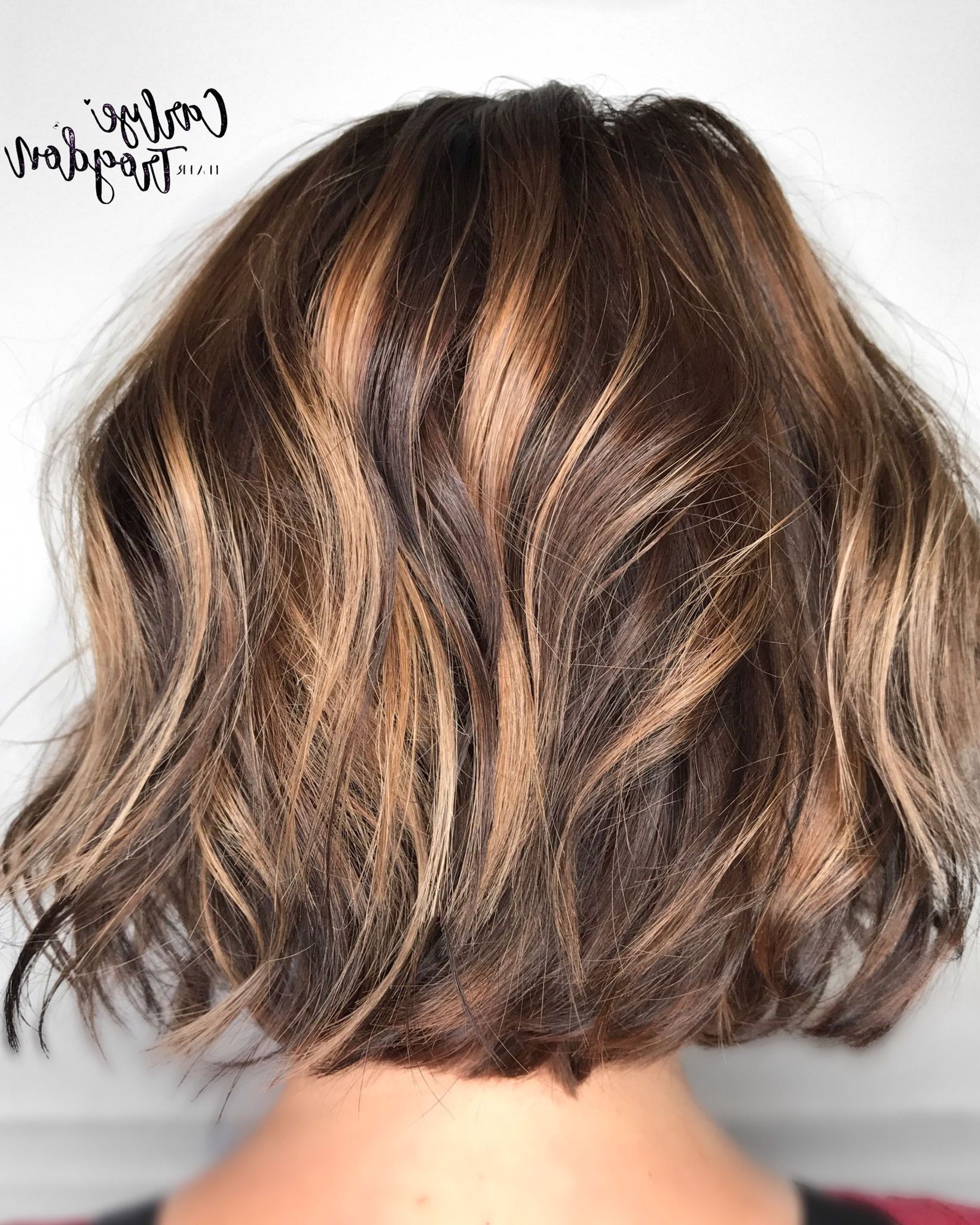 Featured Photo of Longer Textured Haircuts With Sun Kissed Balayage