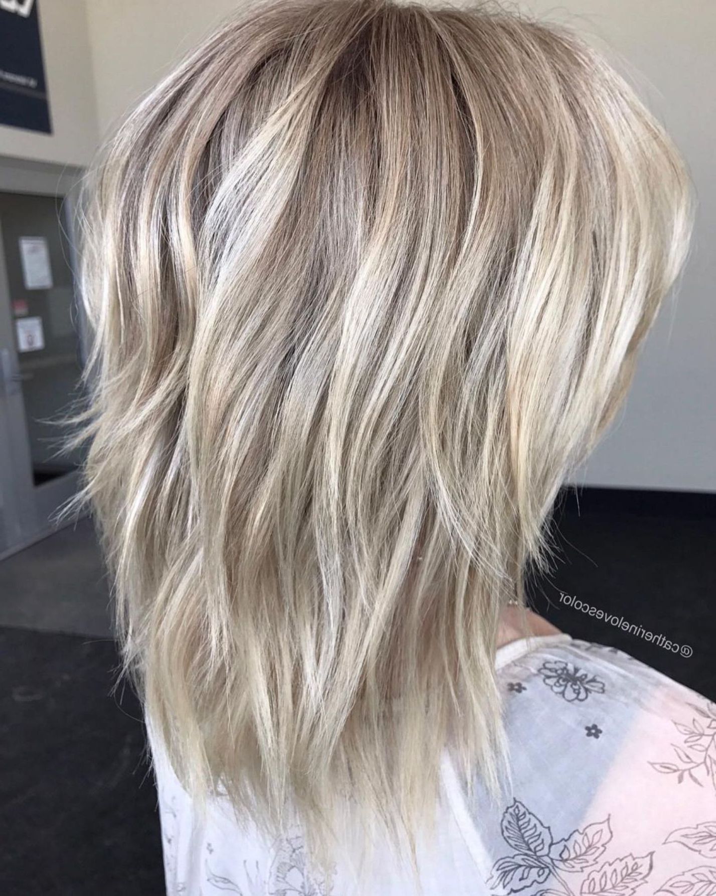 Featured Photo of Medium Sliced Ash Blonde Hairstyles