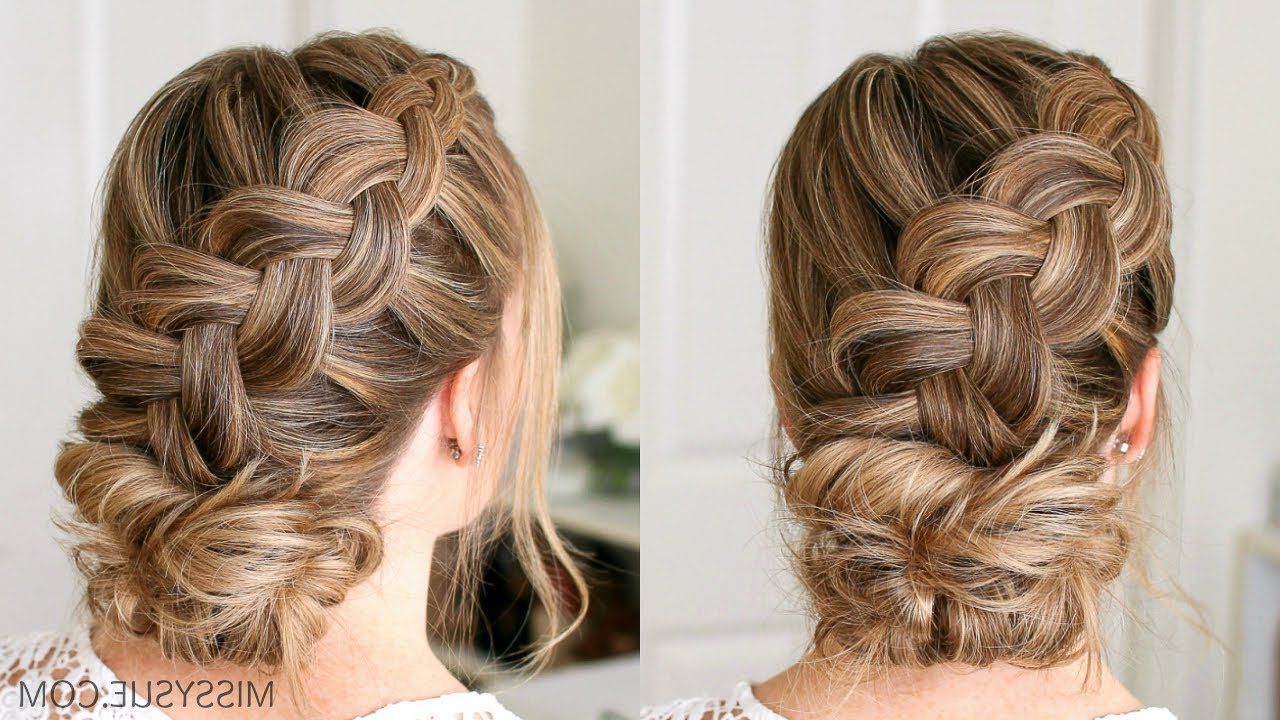 Featured Photo of Plaited Low Bun Braid Hairstyles