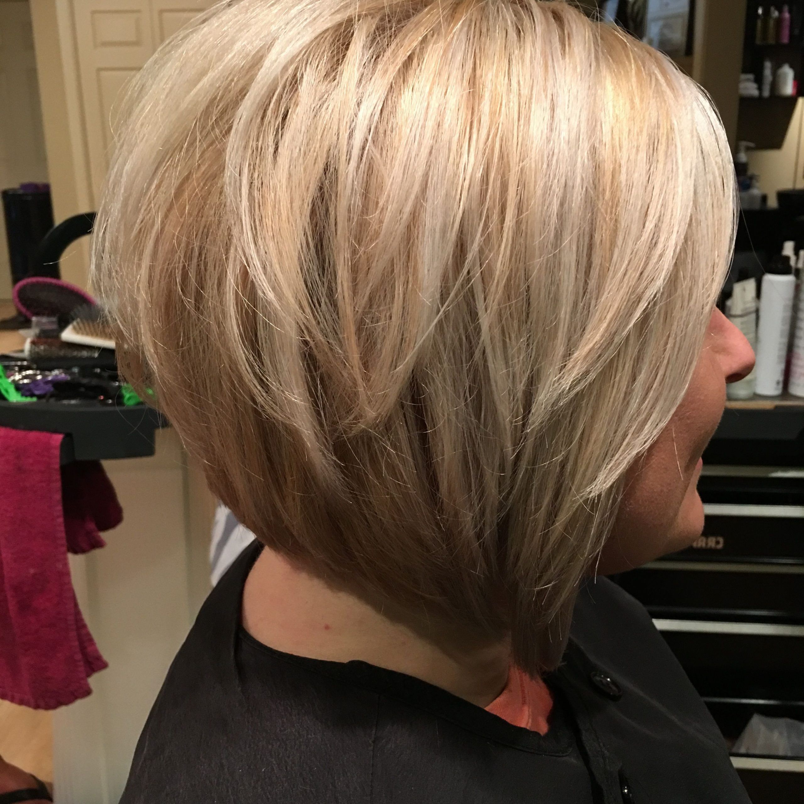 Featured Photo of Graduated Angled Bob Hairstyles