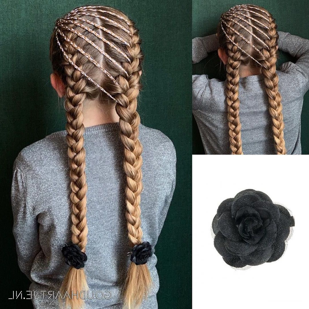 Featured Photo of Three Strand Pigtails Braid Hairstyles