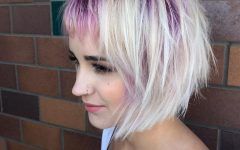 Short Messy Lilac Hairstyles