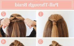 Trendy Ponytail Hairstyles with French Plait