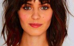 Short Hairstyles with Bangs for Round Face
