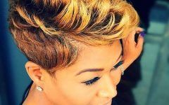 Short Hairstyles with Color for Black Women