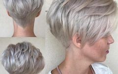 Choppy Pixie Bob Haircuts with Stacked Nape