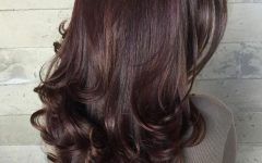 Long Layered Brunette Hairstyles with Curled Ends