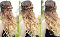 Half-up and Braided Hairstyles