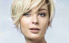 Short Haircuts for Round Faces Women