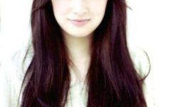Long Asian Hairstyles with Bangs