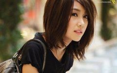 Asian Hairstyles with Medium Length