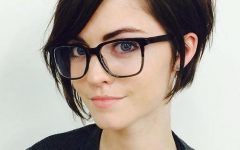 Short Haircuts with Glasses