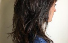 Layered and Tousled Brunette Hairstyles