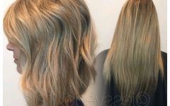 Straight Layered Tresses in A-line Hairstyles